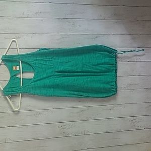 Lucy Jade space dye drawstring bottom. Tank top Size S. Stretchy